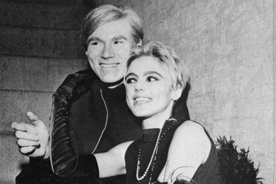 Edie Sedgwick and Andy Warhol