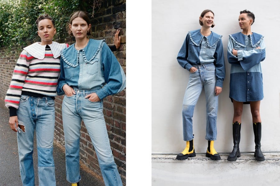 Ganni and Levi's collaborate for an exclsuive capsule collection