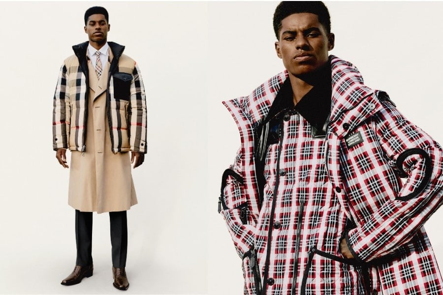 Burberry partners with Marcus Rashford MBE to help young people