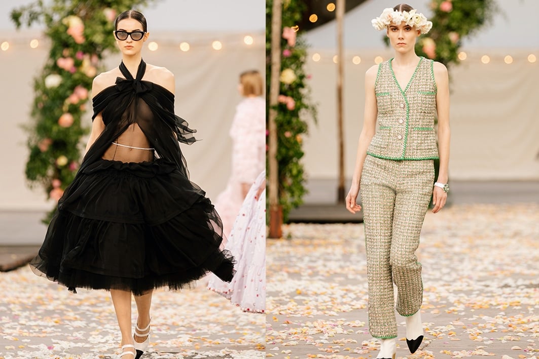Chanel Haute Couture 2021 takes form in an off-beat wedding scape