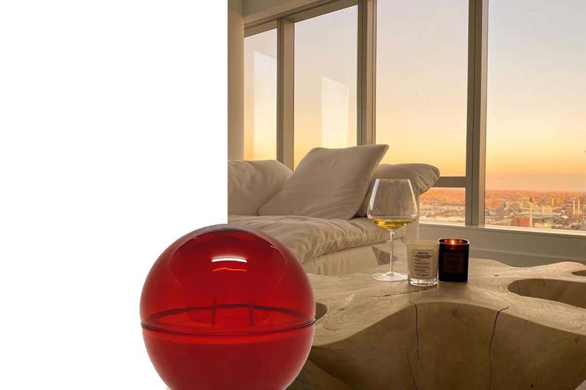 only orb glass orb candle