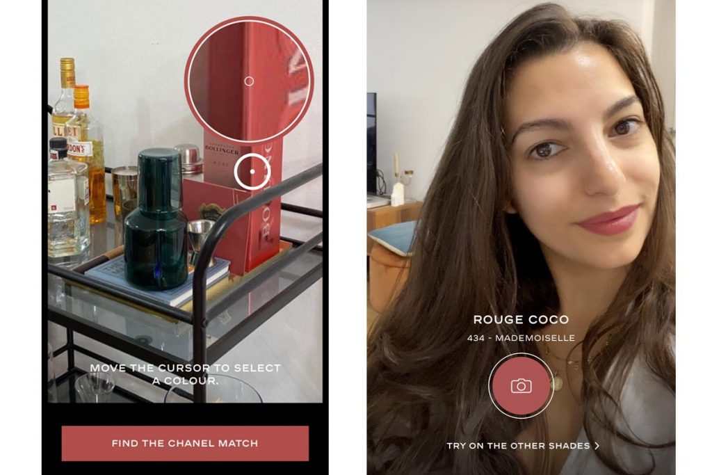 Chanel's Lipscanner app let's you try on lipstick shades from your