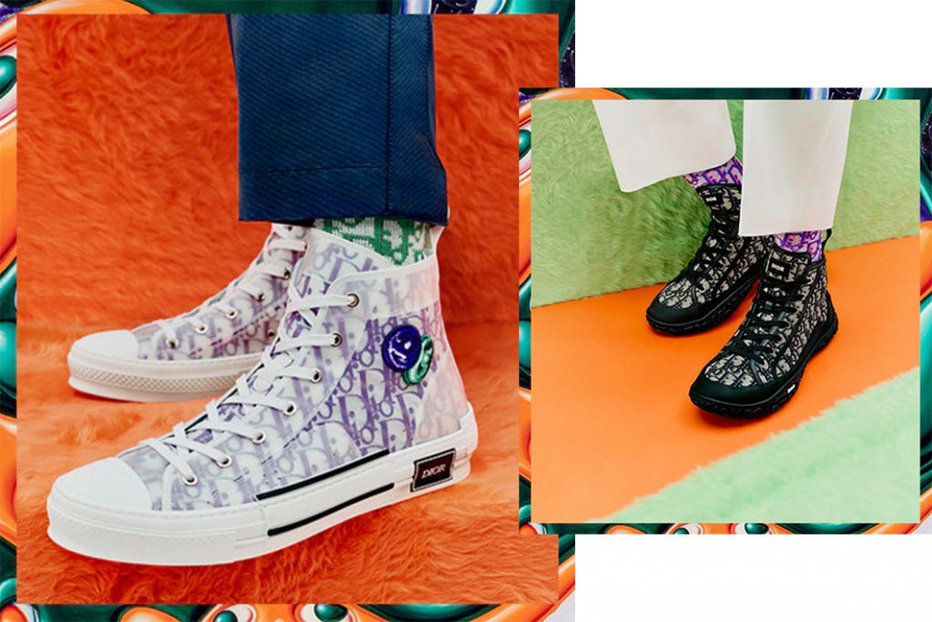 Dior Fall 21 sneakers in collaboration with Kenny Scharf are here - RUSSH