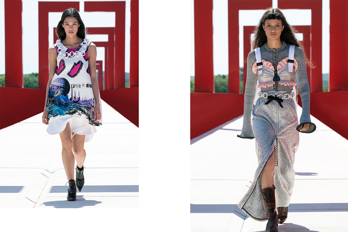 Louis Vuitton Cruise 22 was a futuristic journey to outer-space