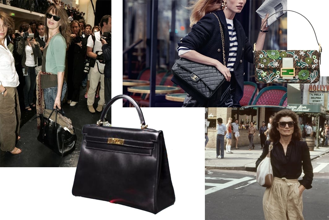 Iconic designer handbags