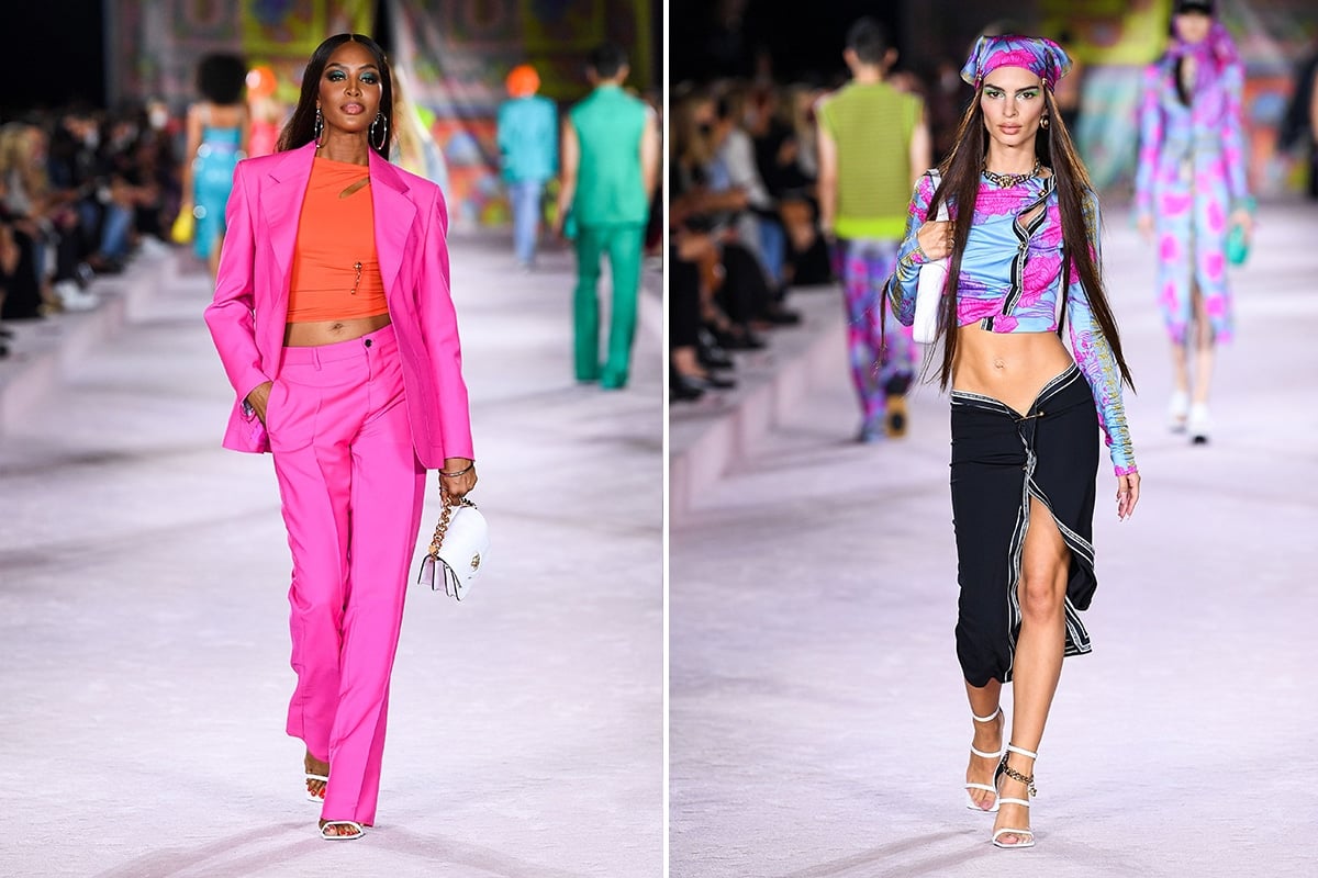 First look at Versace Spring Summer 2022 at Milan Fashion Week
