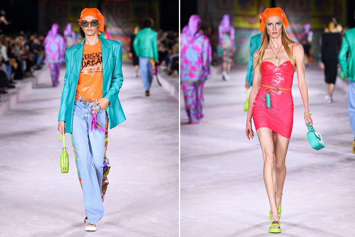 First look at Versace Spring Summer 2022 at Milan Fashion Week