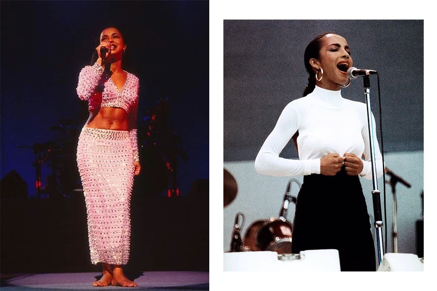 Sade's most iconic outfits