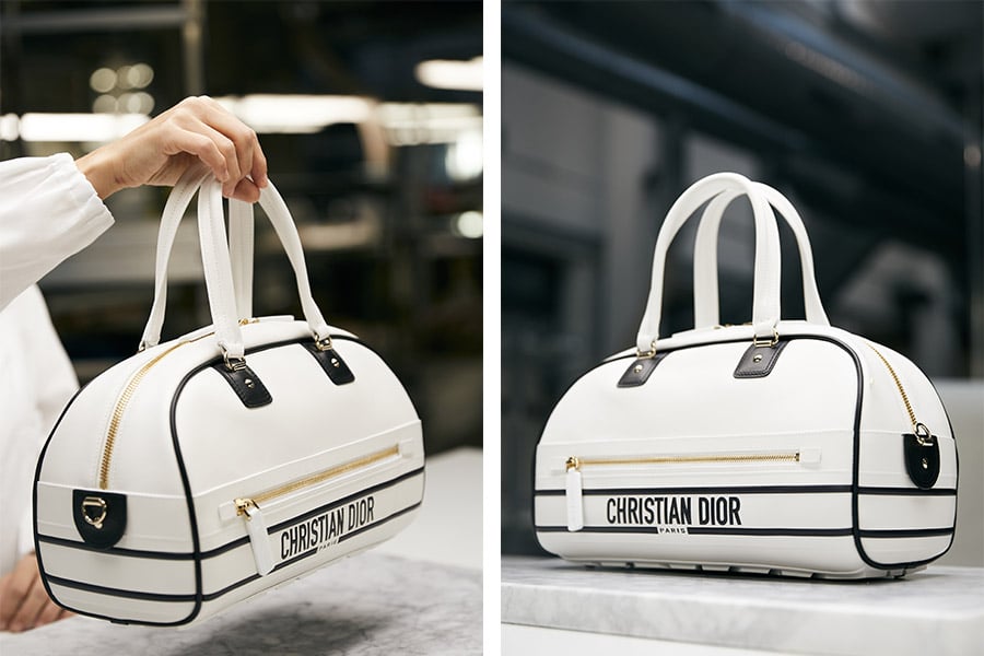 Demonstreer Interpunctie Wegrijden Your first look at the Dior Vibe bowling bag