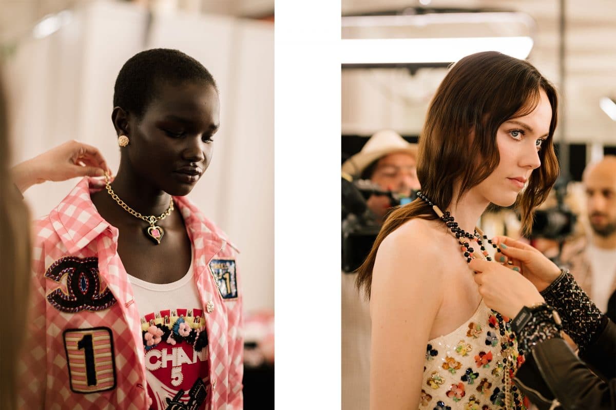 backstage Chanel Cruise 22/23