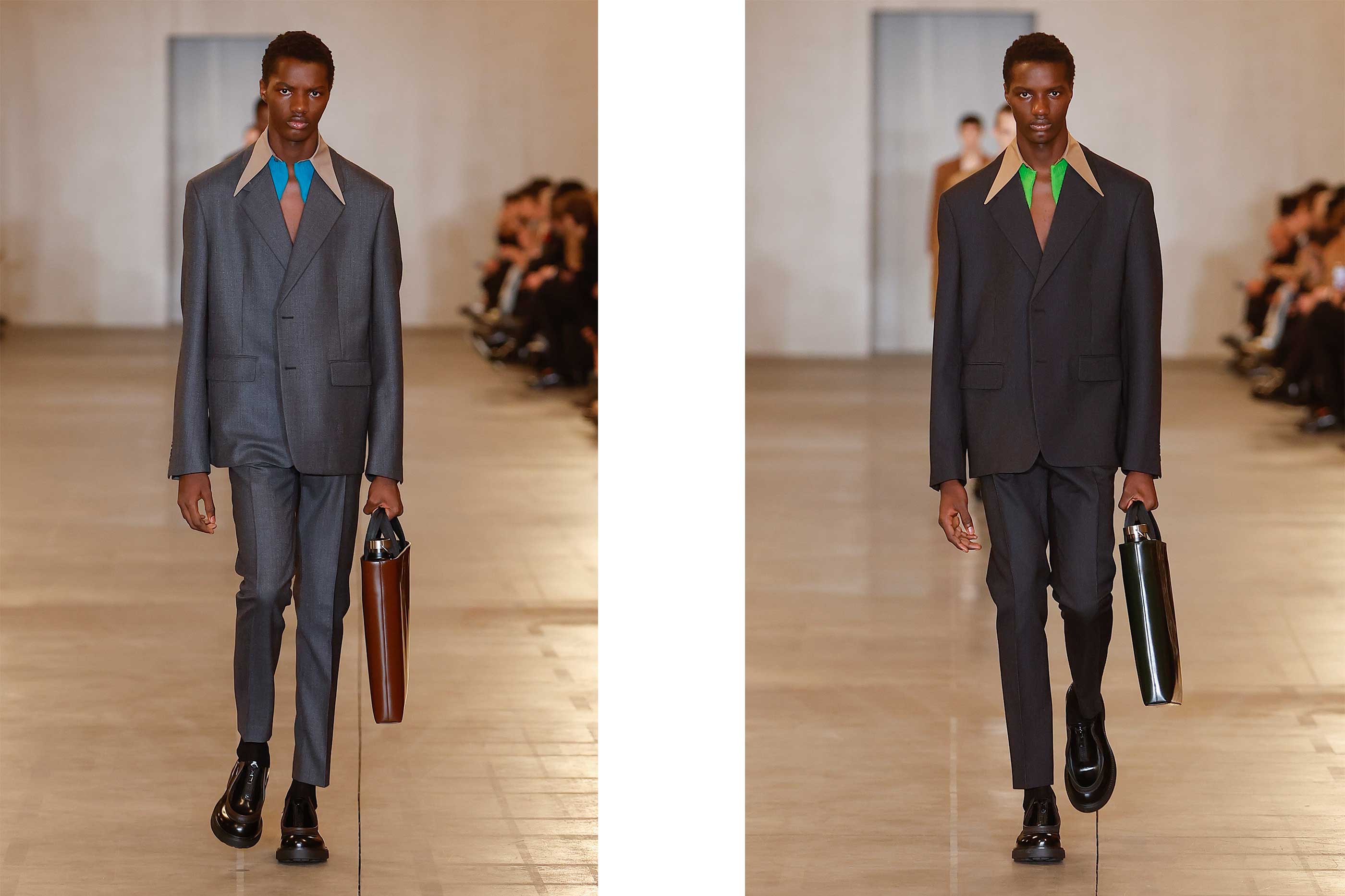 For Prada Fall 2023 Men's, it was all about the clothes