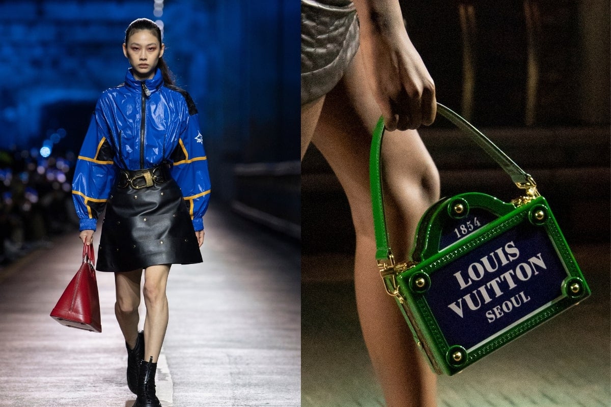 Louis Vuitton transforms Seoul bridge into runway for fashion show