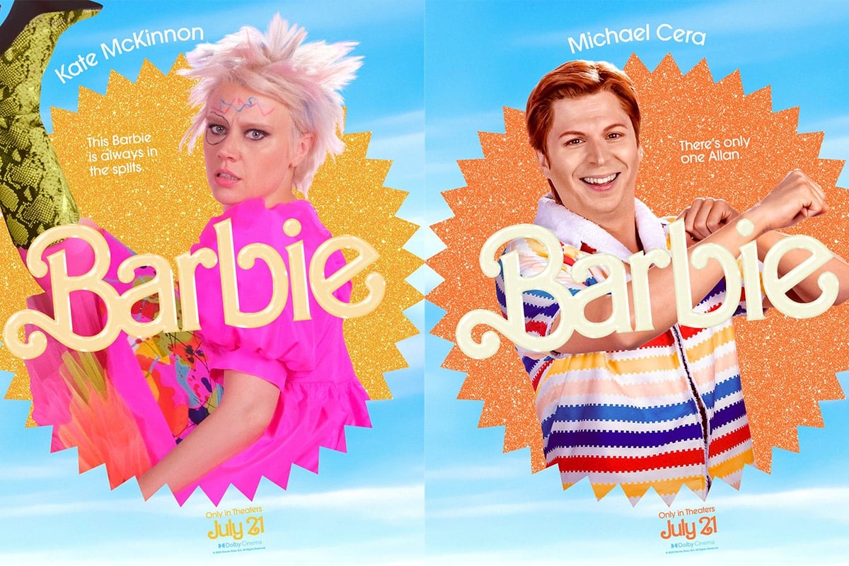 barbie movie posters