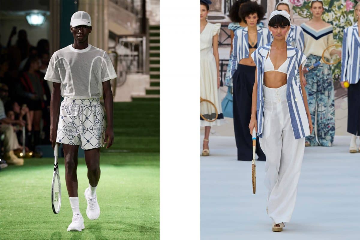 Tennis-inspired fashion is holding court on SS24 runways: here's where to shop the trend