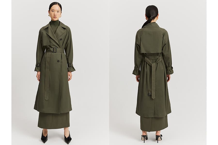COUNTRY ROAD Relaxed Trench Coat