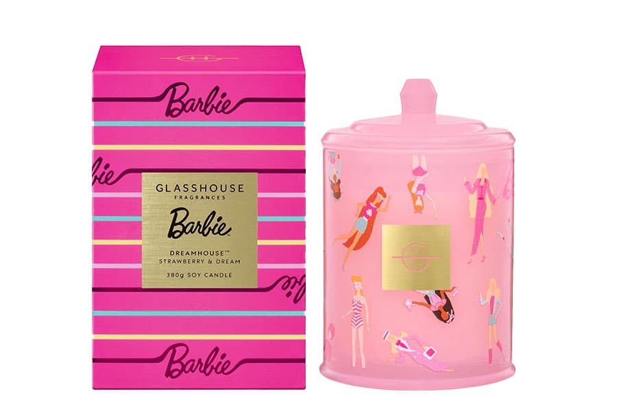 GLASSHOUSE Barbie Dreamhouse Triple Scented Soy Candle