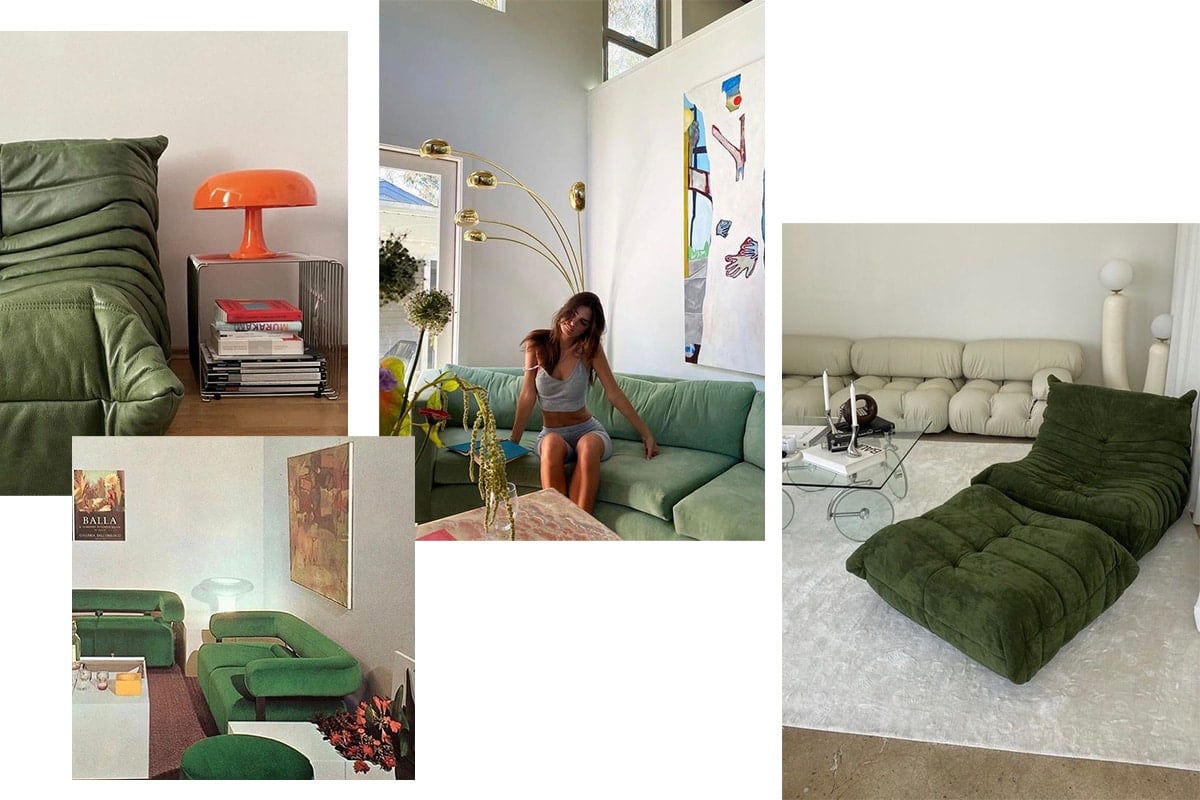 green couch inspiration