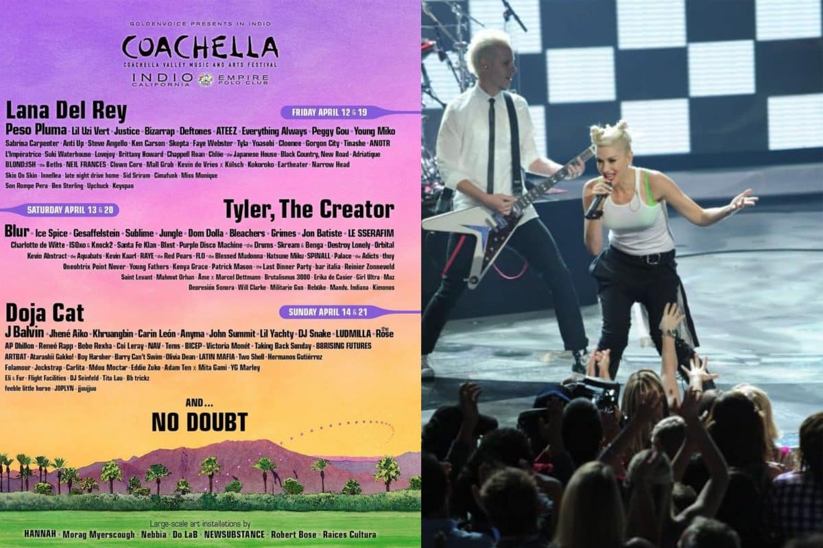Coachella's lineup just dropped, and it includes a No Doubt reunion