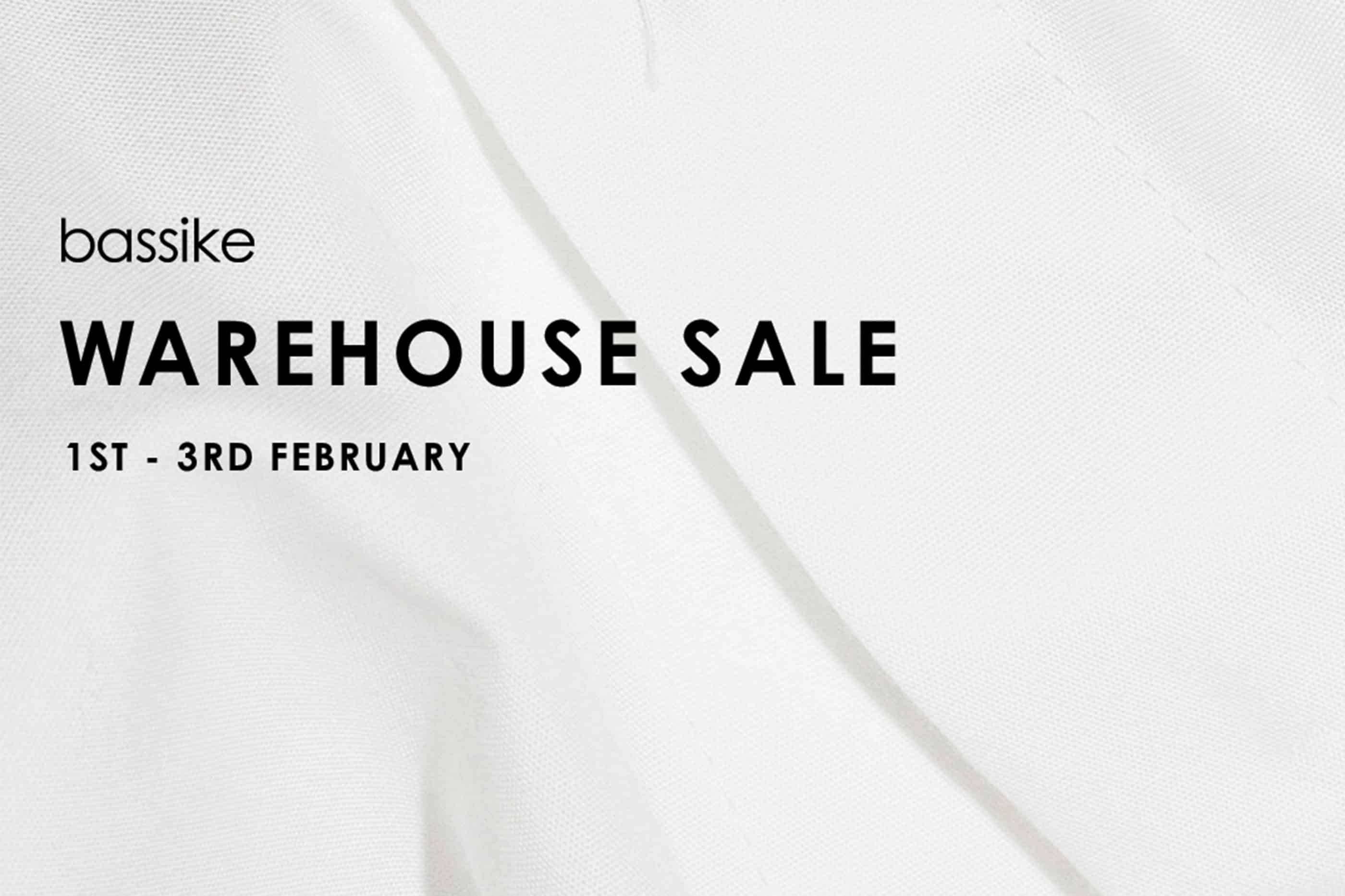 bassike is hosting a warehouse sale in Sydney