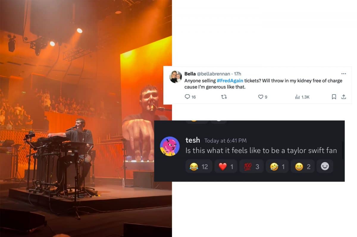 Fred Again... confirms he'll be announcing more Australian shows today