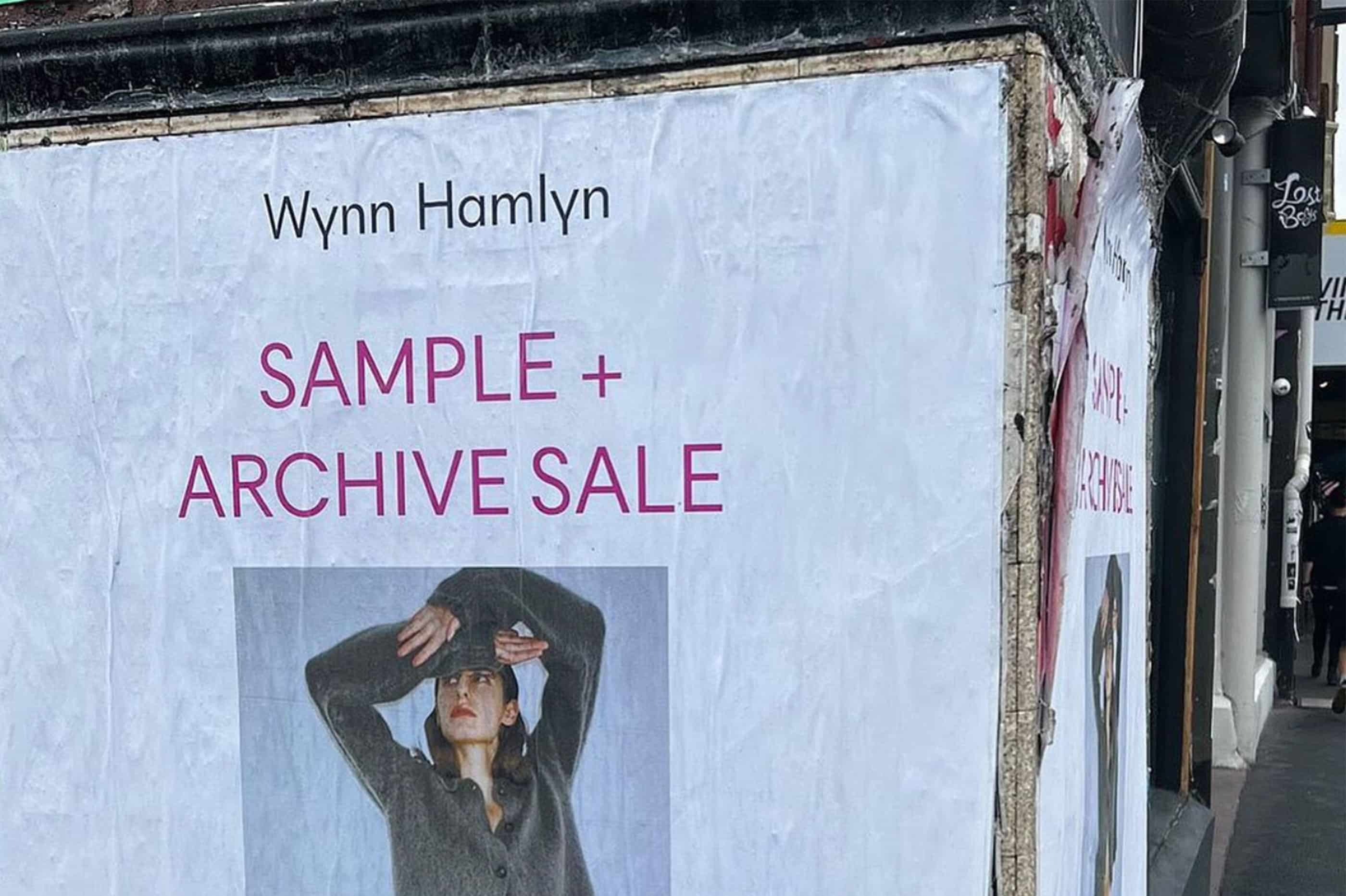 Wynn Hamlyn will be hosting a sample sale this weekend in Melbourne