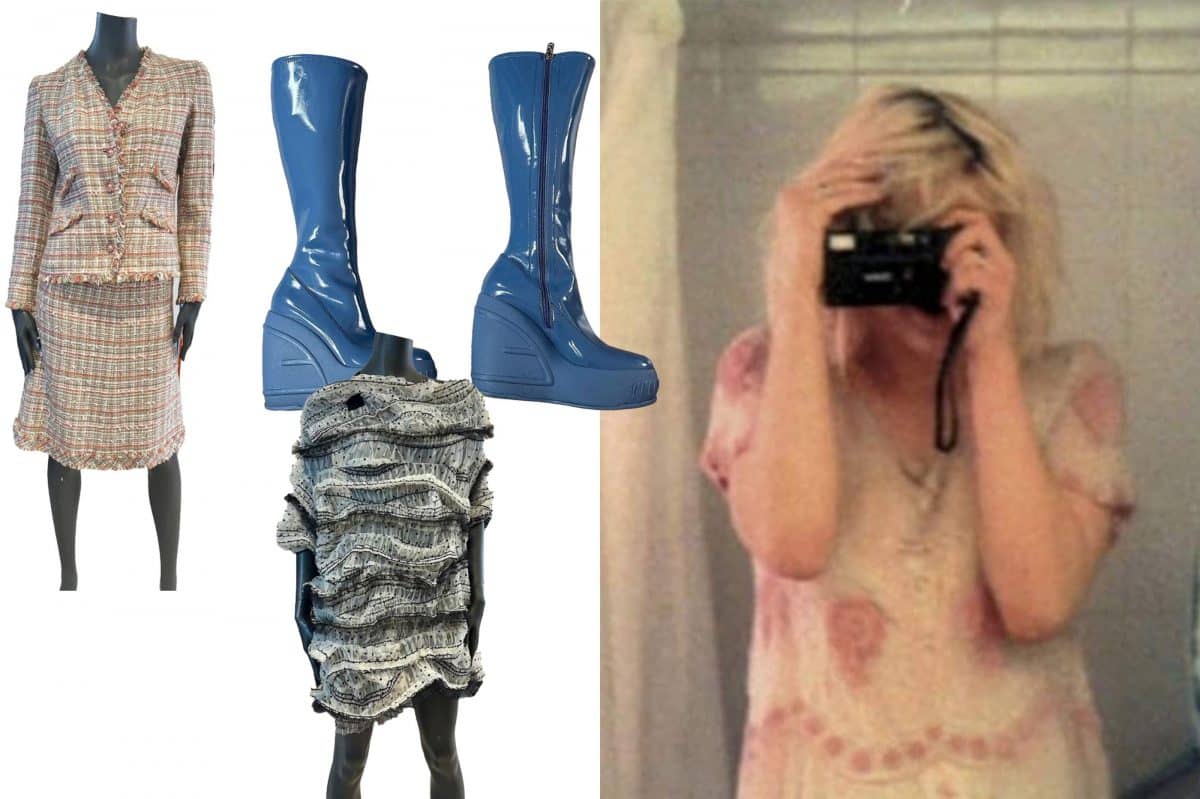 Courtney Love is selling her wardrobe on the internet