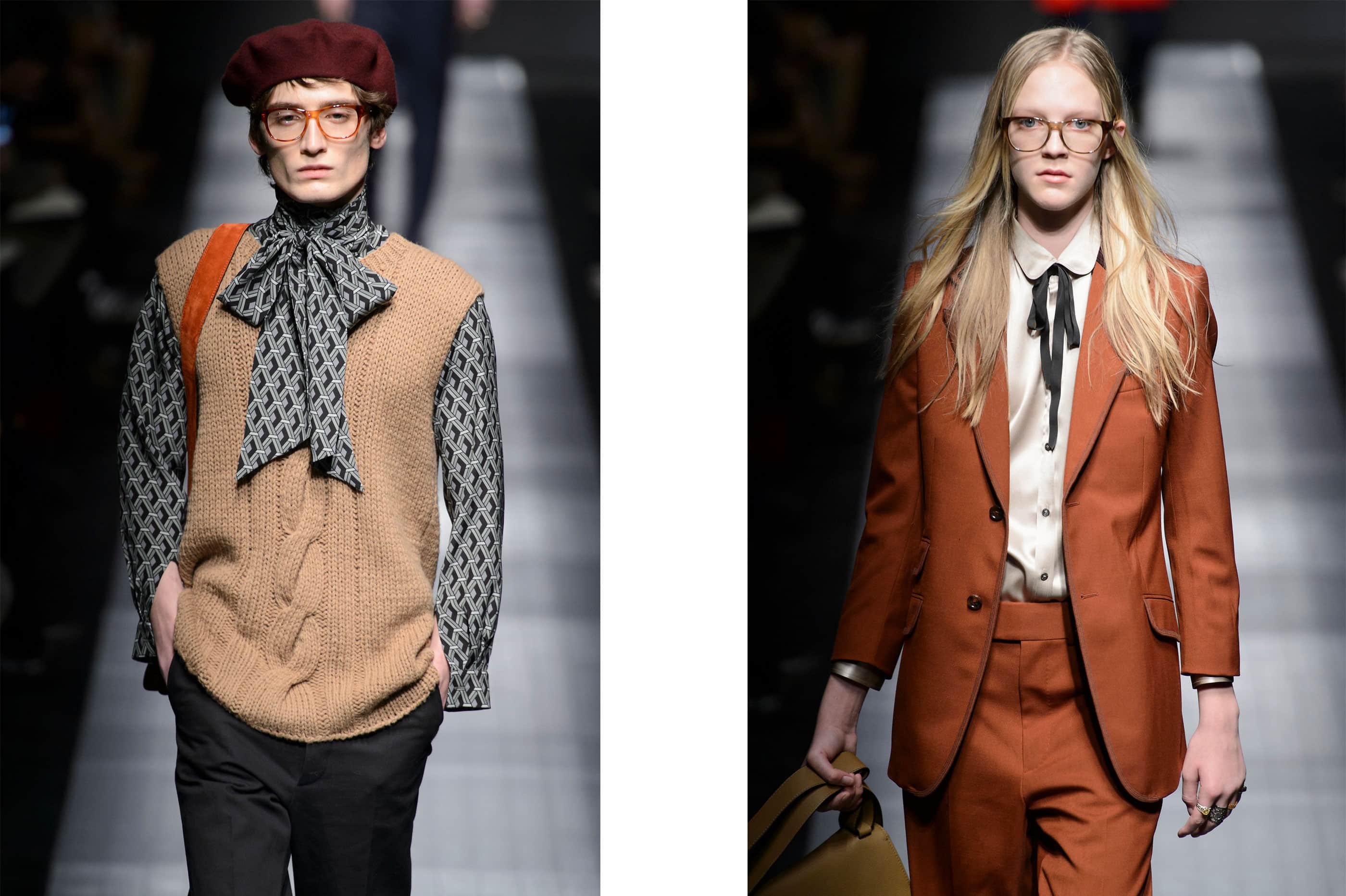Setting the tone: Gucci Fall Winter 2015 Menswear runway