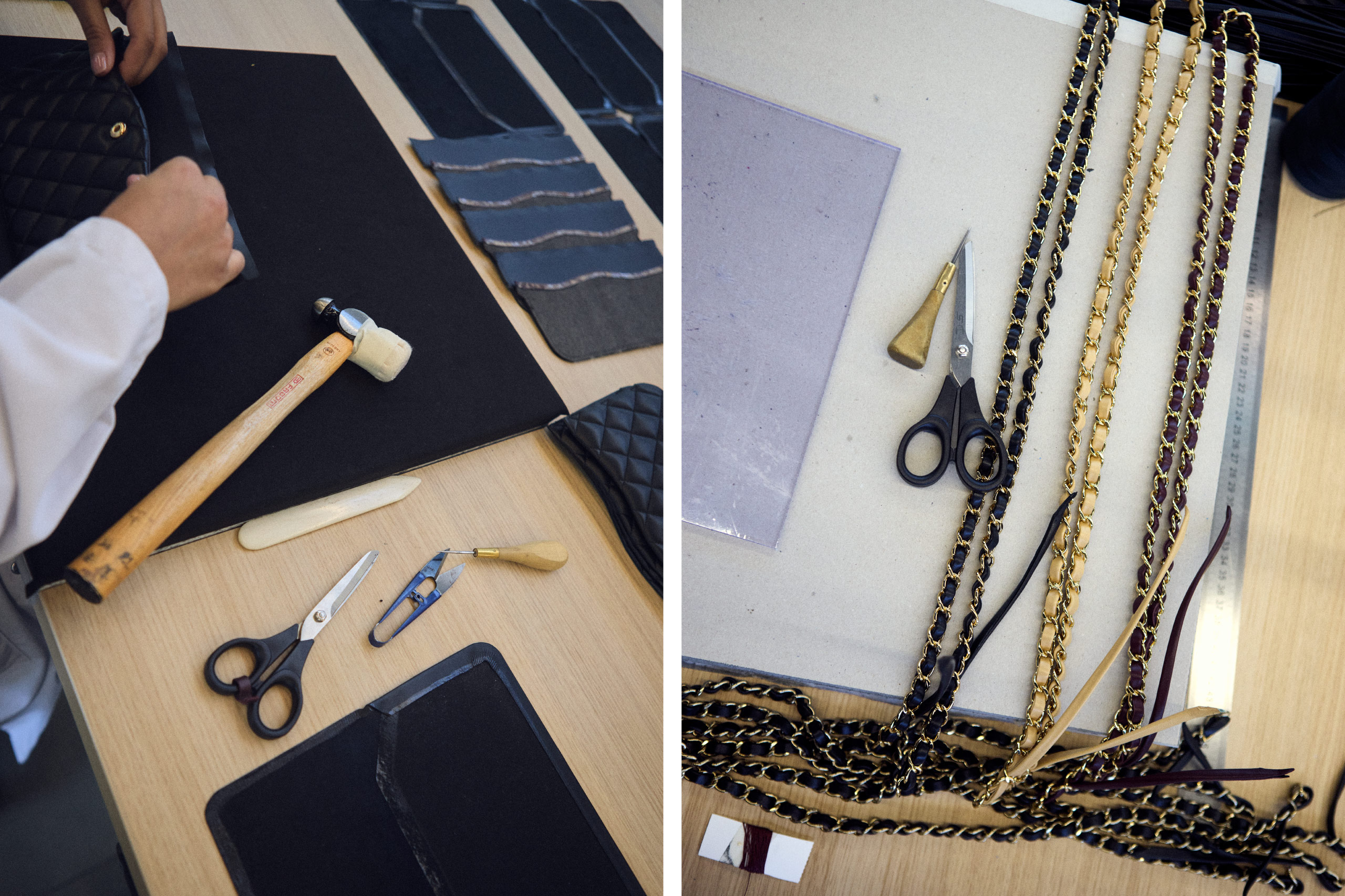 An exclusive look inside CHANEL's classic bag atelier, Verneuil-en-Halatte