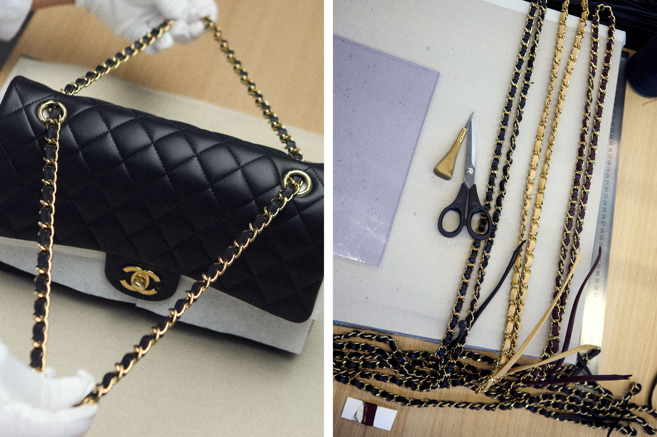 An exclusive look inside CHANEL's classic bag atelier, Verneuil-en-Halatte